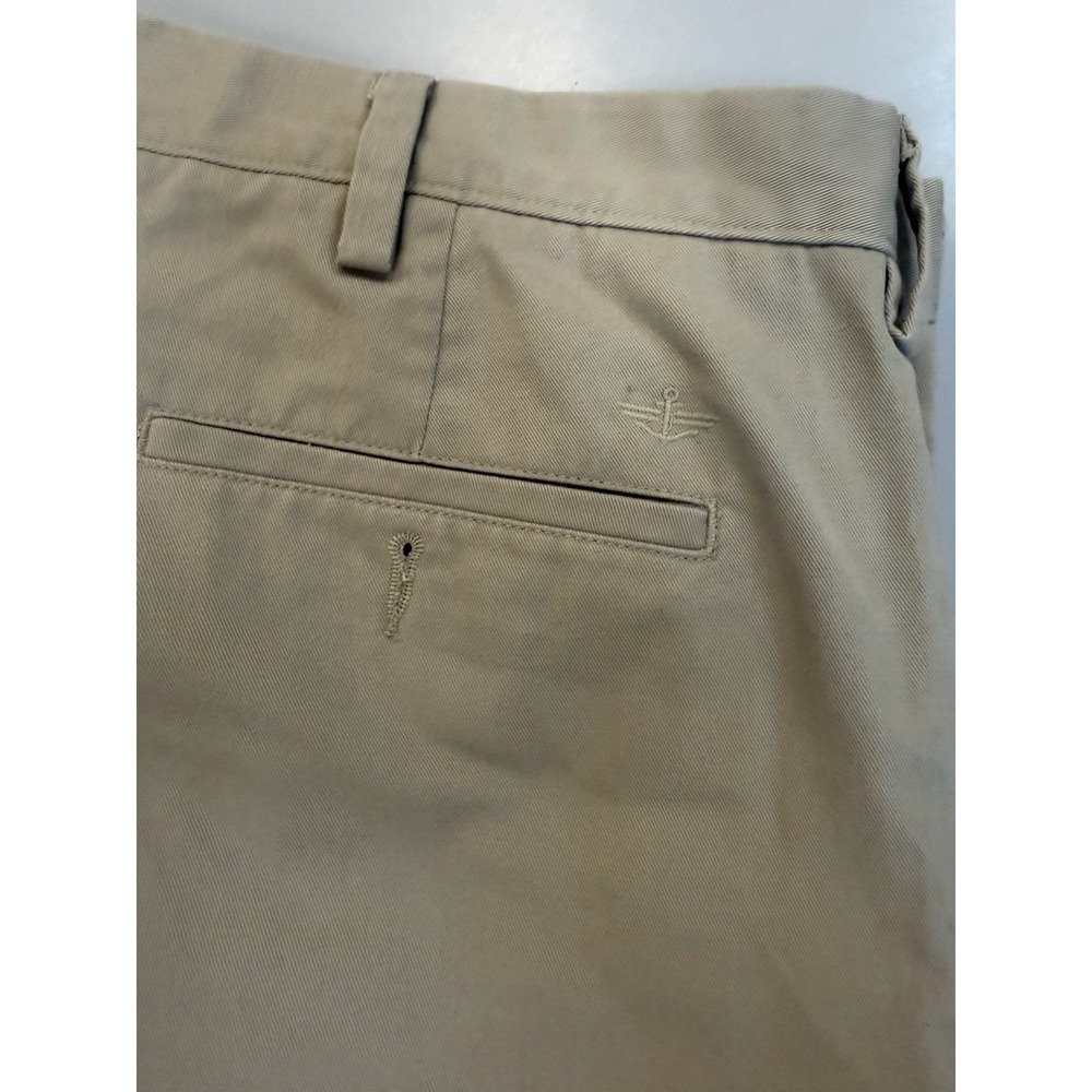 Dockers Pants Mens 42x32 Beige Classic Fit Flat Front‎ Straight Leg Chino - Picture 2 of 5